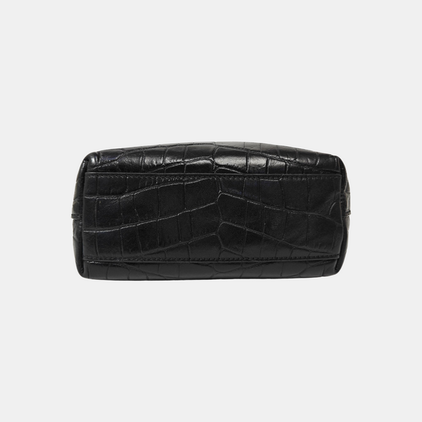 Calfskin Shoulder Bag Black