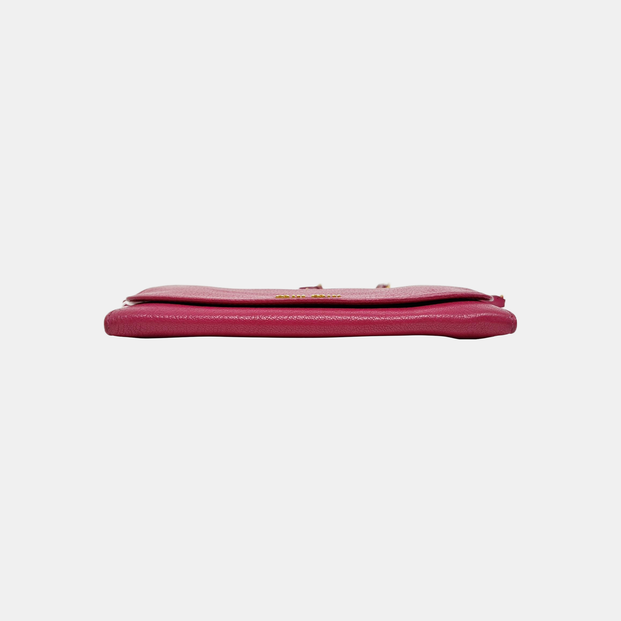 Calfskin Shoulder Bag Red