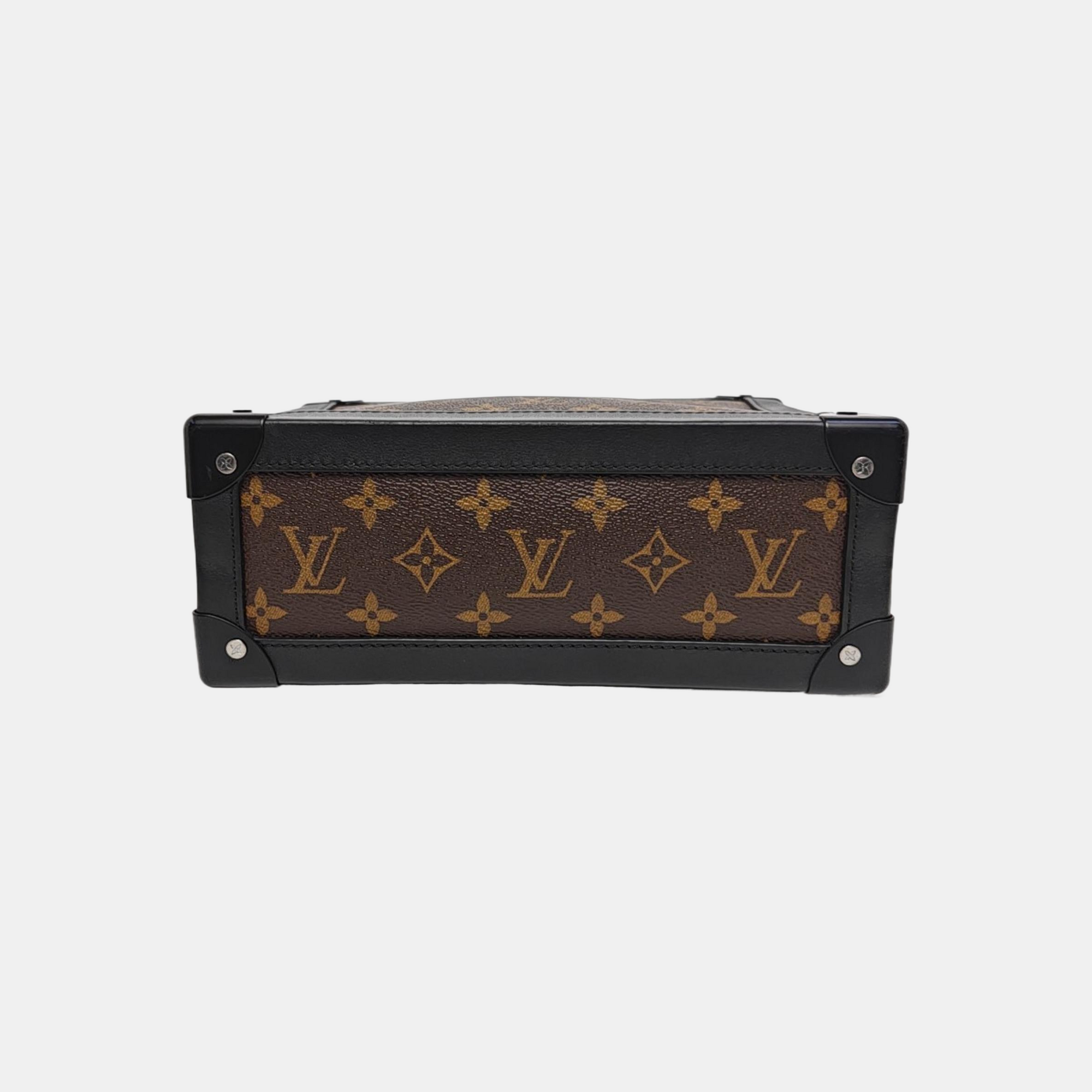SOFT TRUNK Monogram Coated Canvas Brown