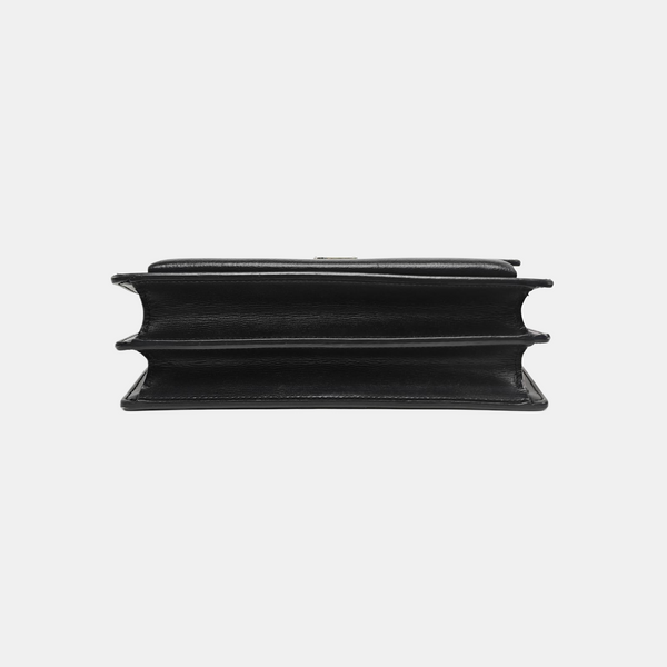 SUNSET Medium Calfskin Black