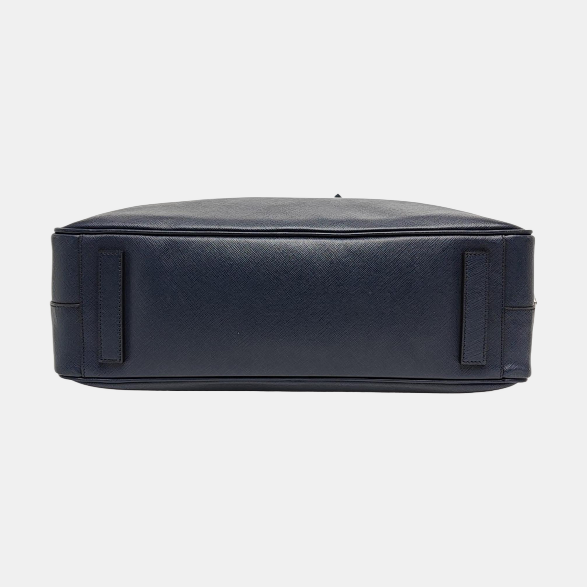 Vitello Saffiano Calfskin Blue
