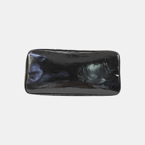 MEDALLION Quilted Patent Leather Black
