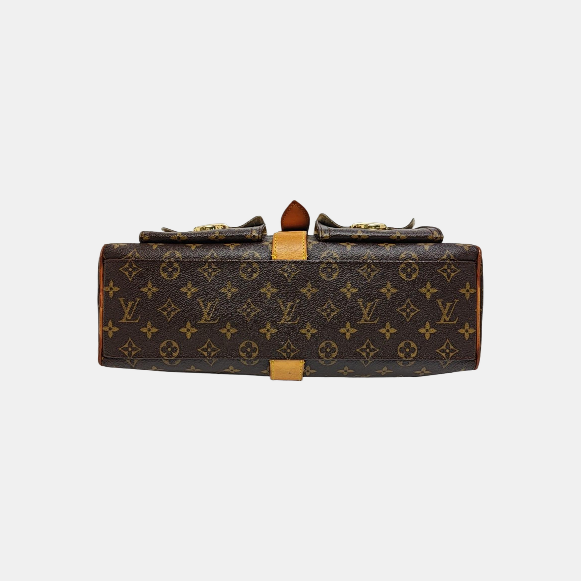 MANHATTAN GM Monogram Coated Canvas Brown
