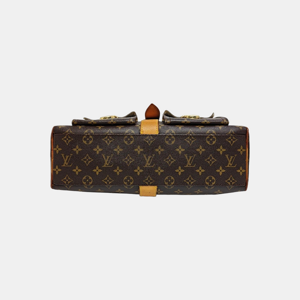 MANHATTAN GM Monogram Coated Canvas Brown