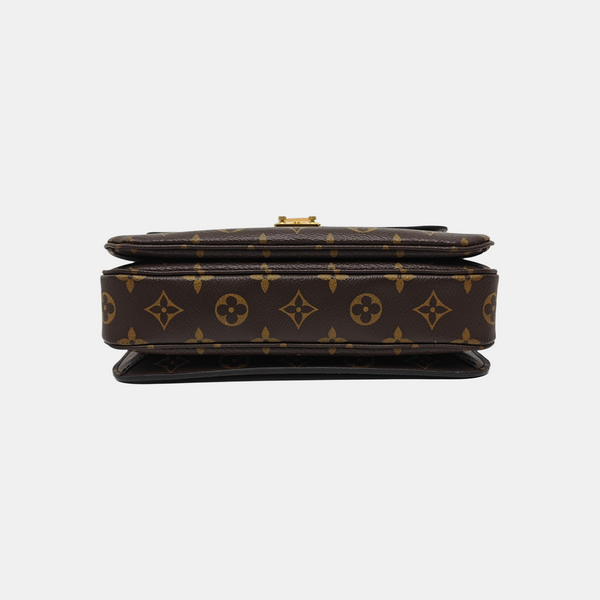 MÉTIS MM Monogram Coated Canvas Brown