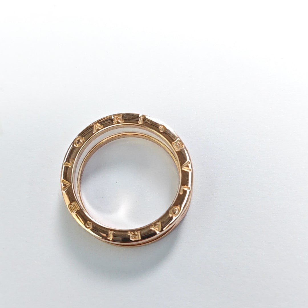 B.ZERO1 18k Rose Gold Ring EU 60