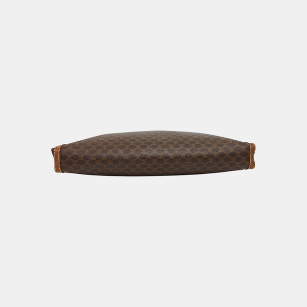 MACADAM CLUTCHES Coated Canvas Brown