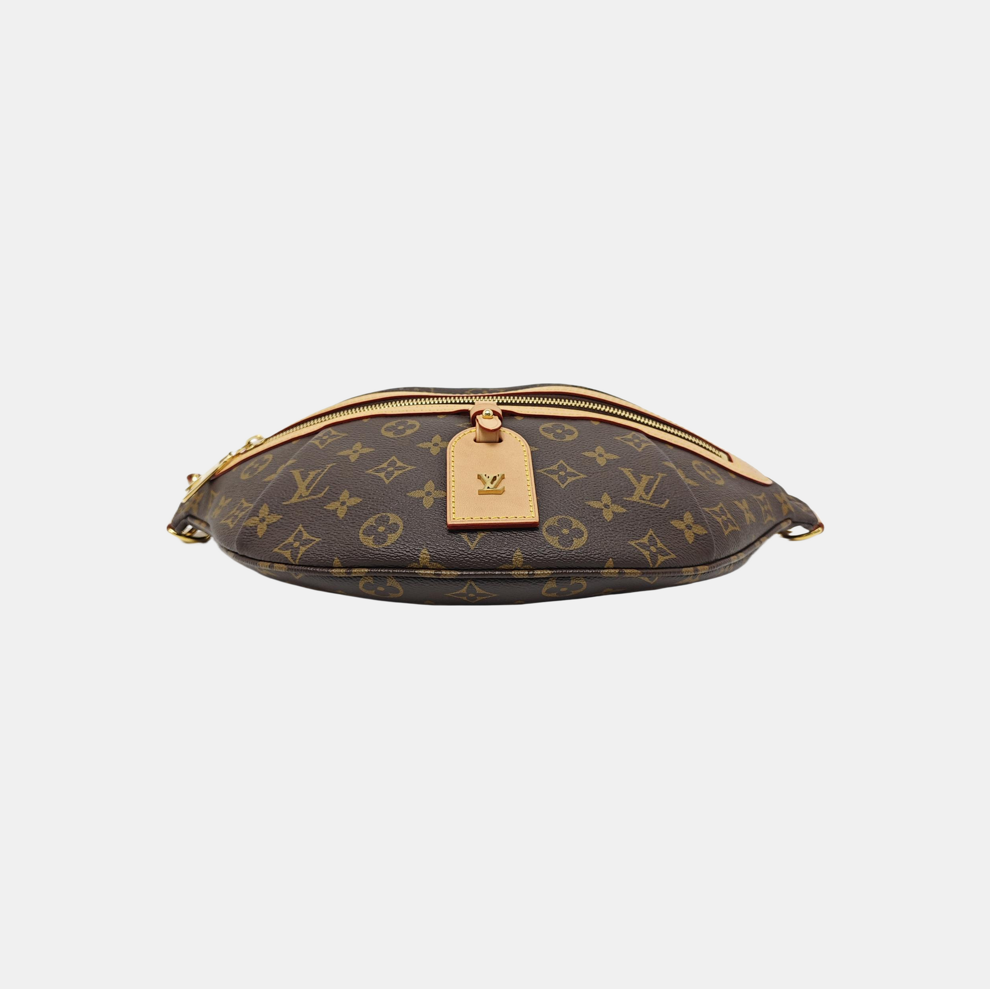 BUMBAG Monogram Coated Canvas Brown