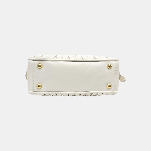 Arcadie Matelassé Lambskin White