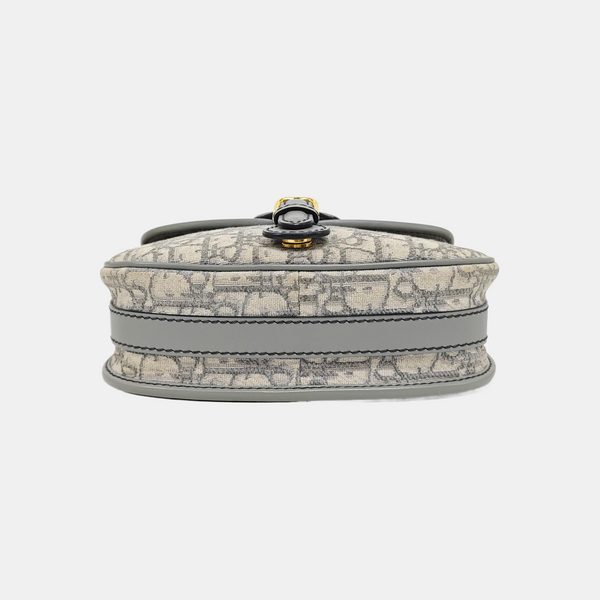 Bobby Medium Oblique Canvas Gray