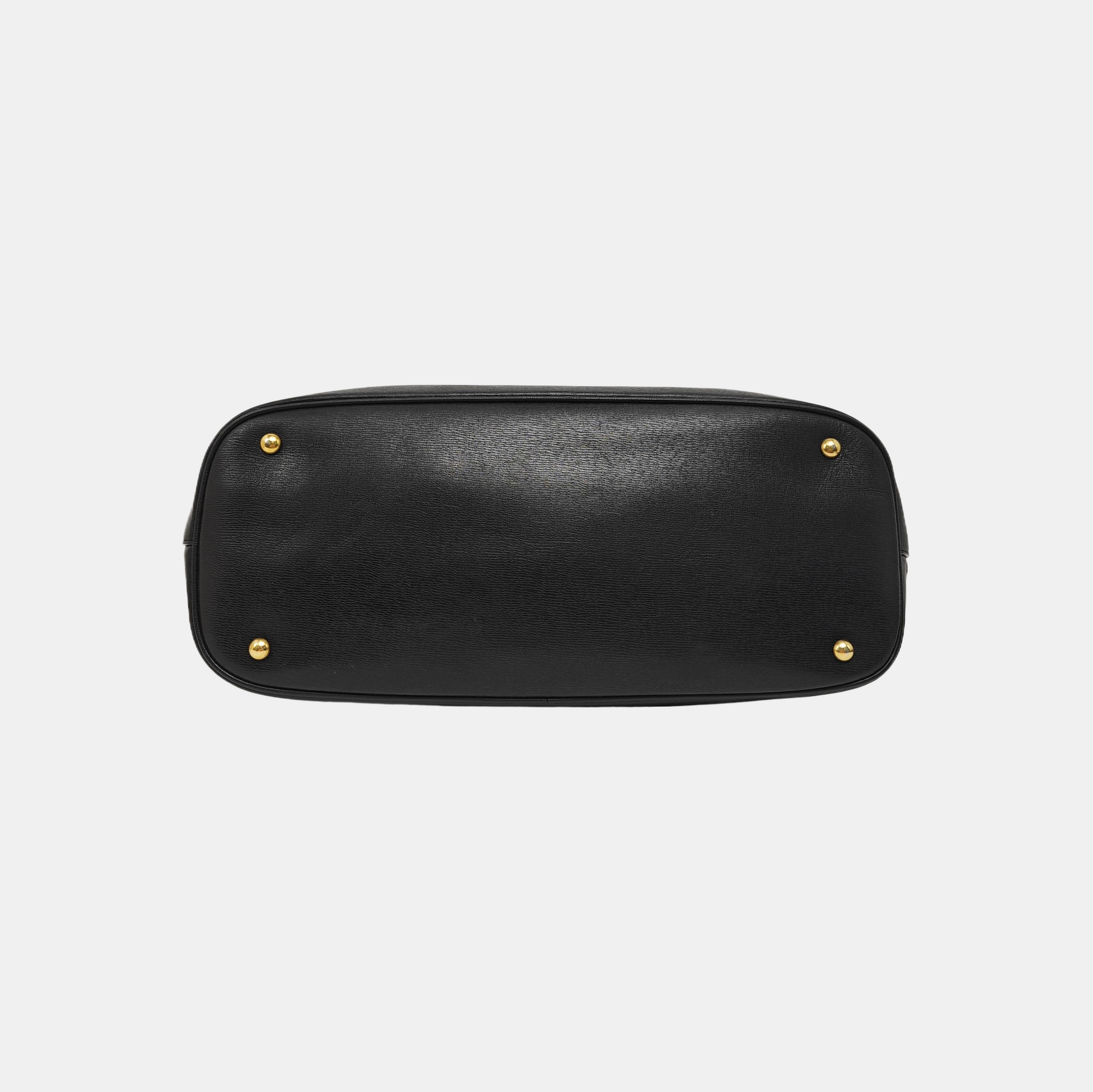 Horsebit Chain Calfskin Black