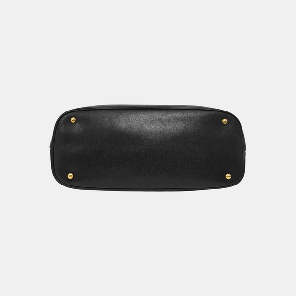 Horsebit Chain Calfskin Black