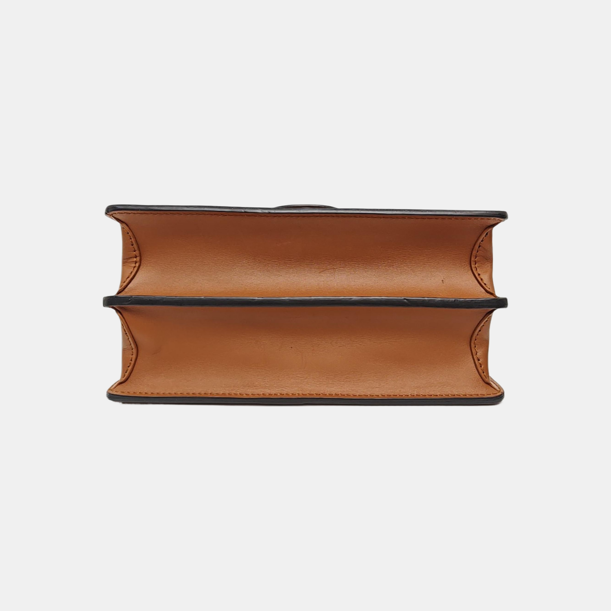 DAUPHINE MM Monogram Coated Canvas Brown