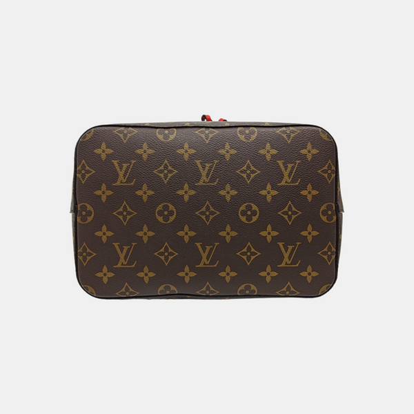 NÉONOÉ MM Monogram Coated Canvas Brown