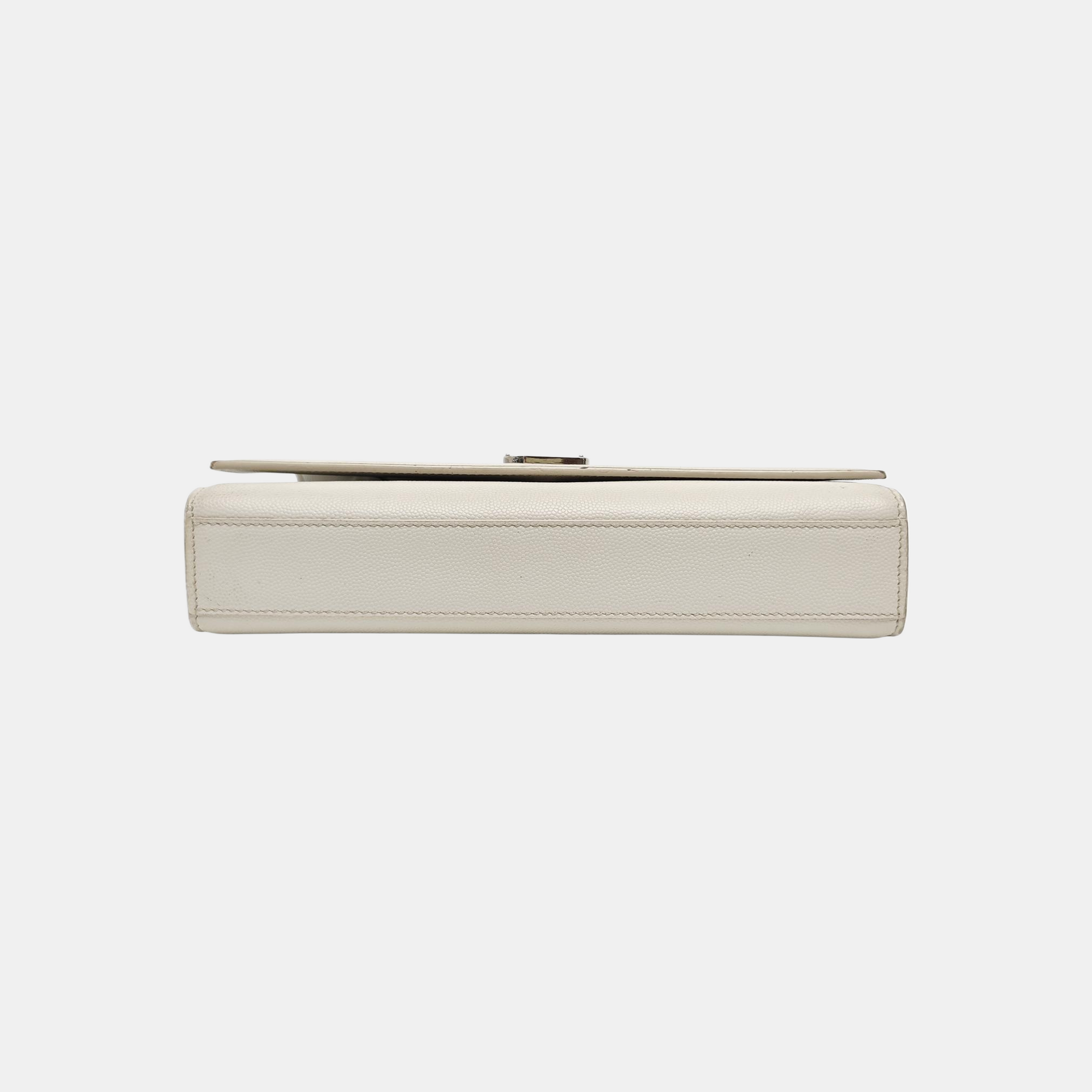 KATE Medium Calfskin White