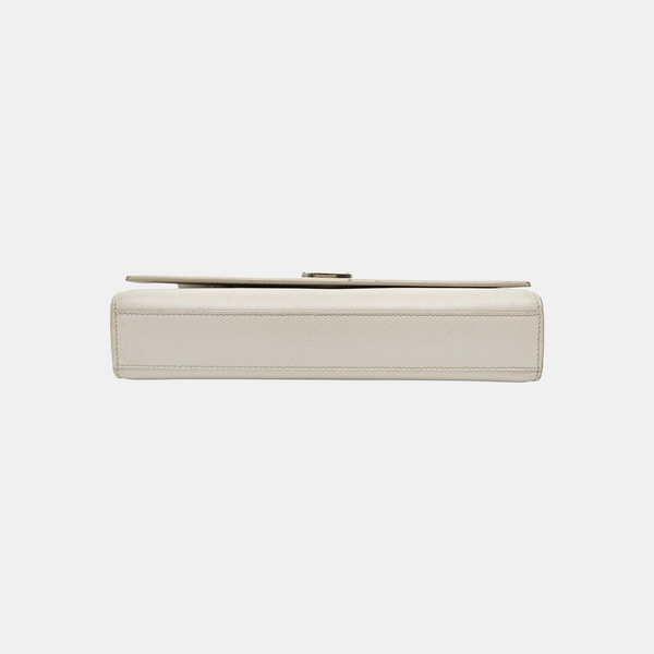KATE Medium Calfskin White