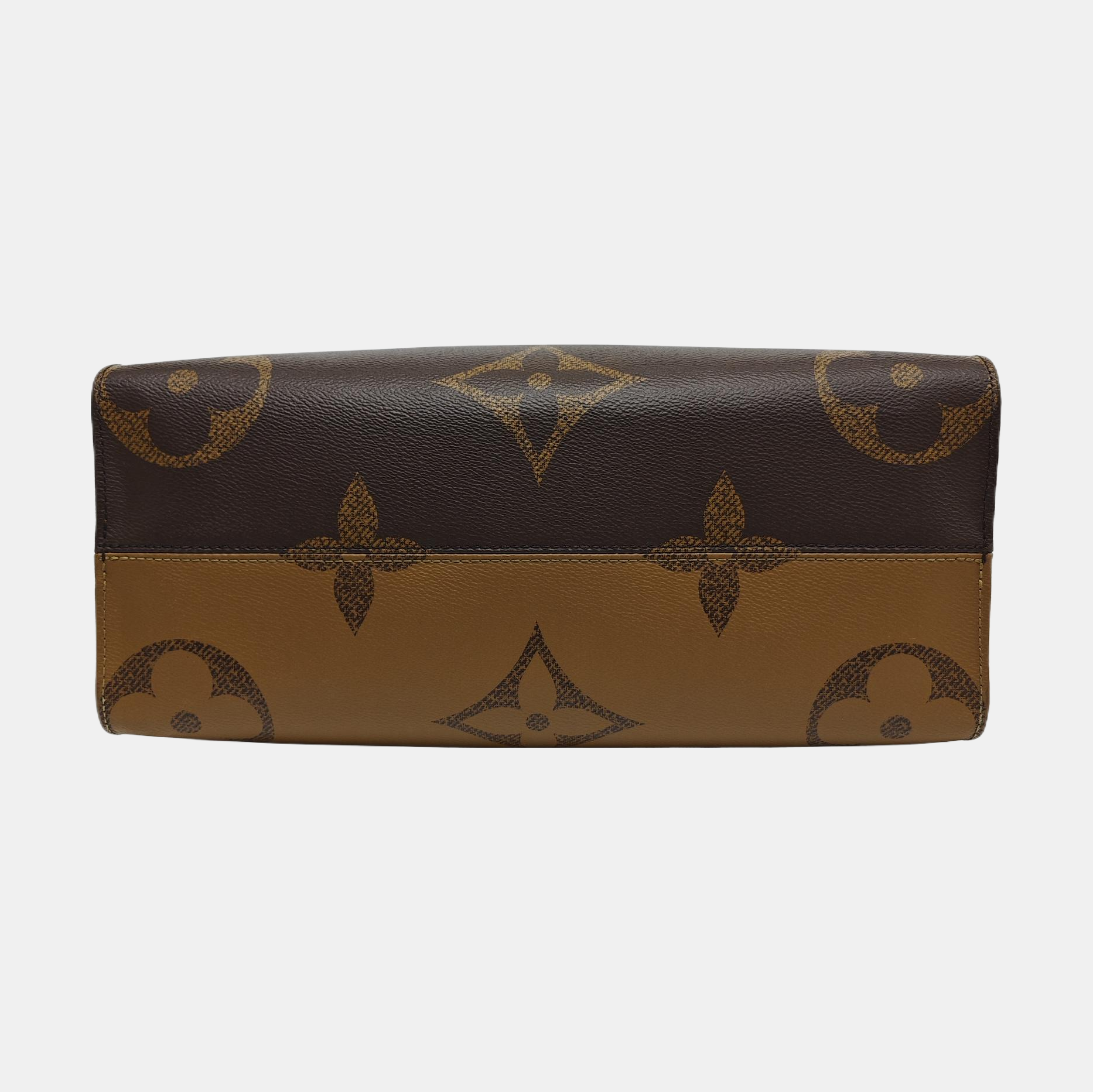 ONTHEGO MM Monogram Coated Canvas Brown