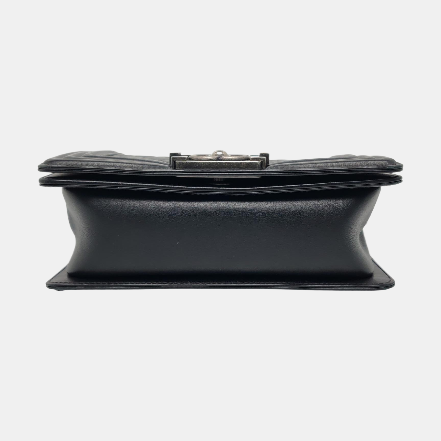 BOY CHANEL Small Quilted Calfskin Black