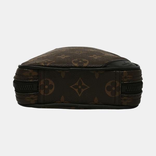 UTILITY SIDE Monogram Coated Canvas Brown
