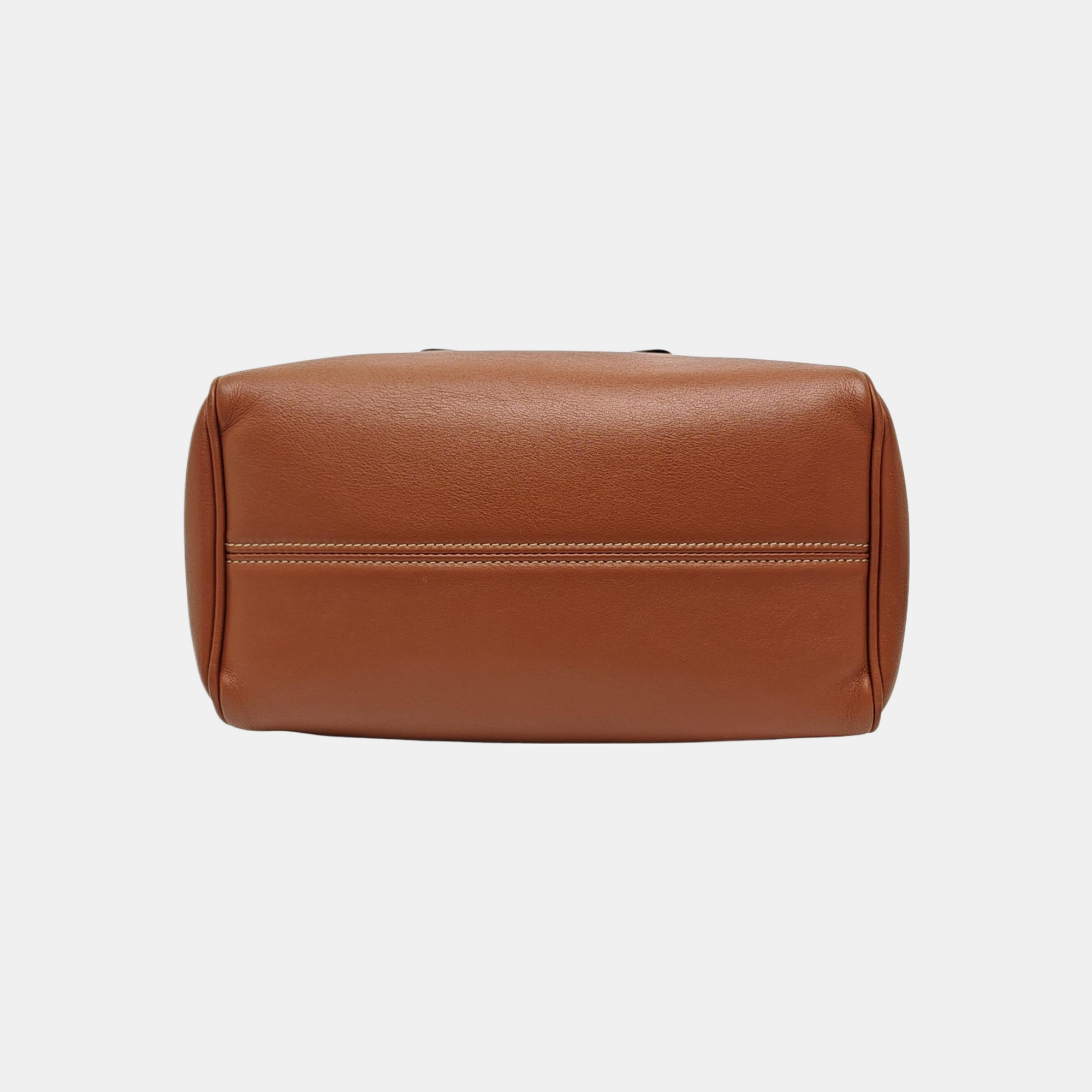 CABAS TRIOMPHE Small Quilted Calfskin Brown