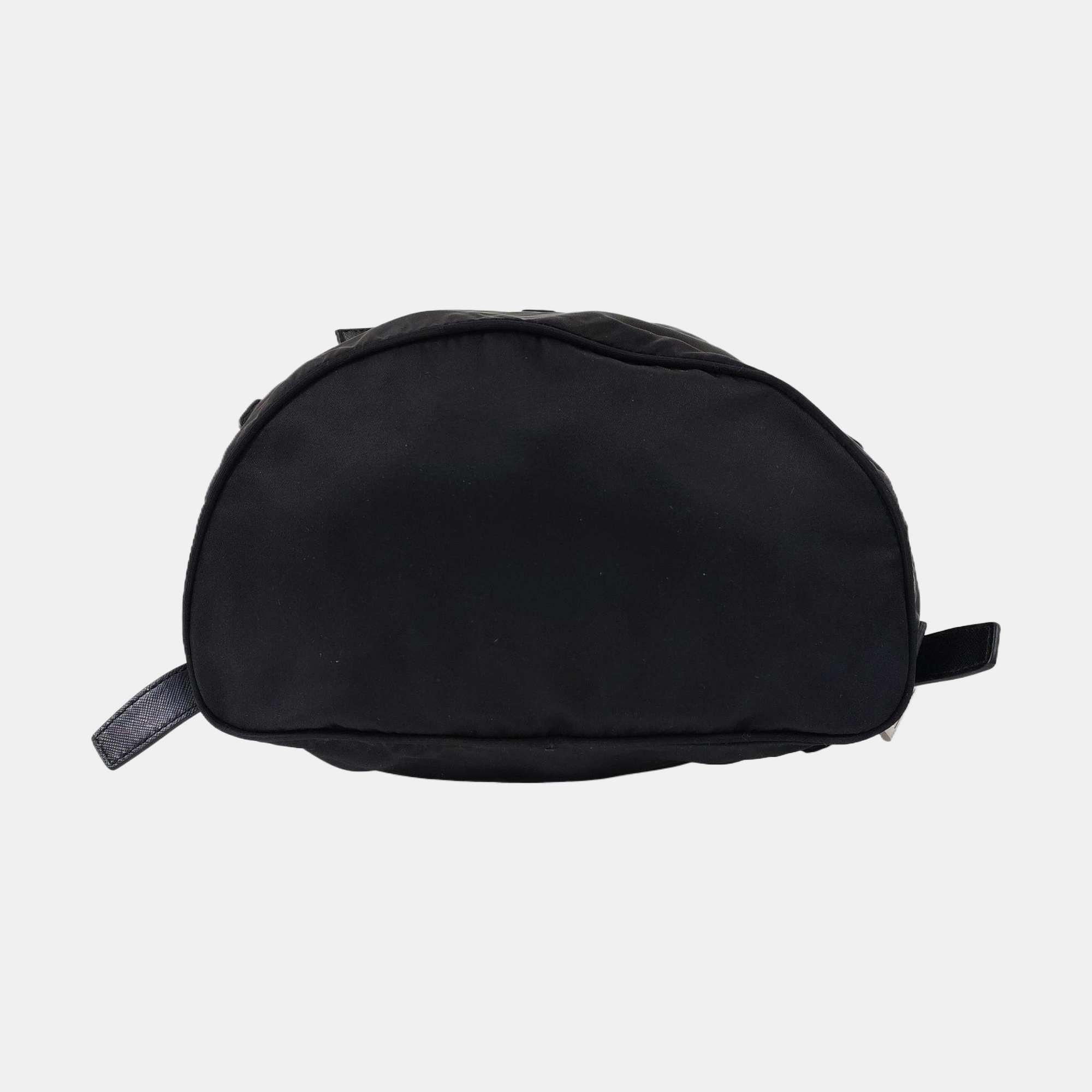 Nylon Backpack Black