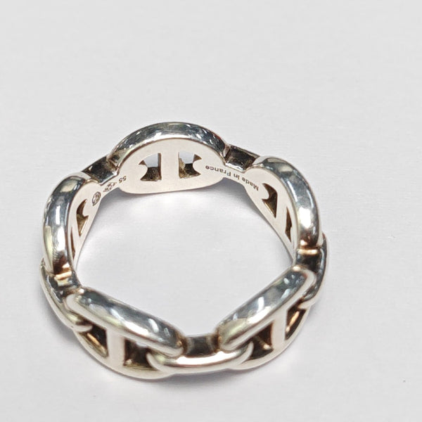 Chaine D'ancre Enchainee 925 Sterling Silver Ring EU 55