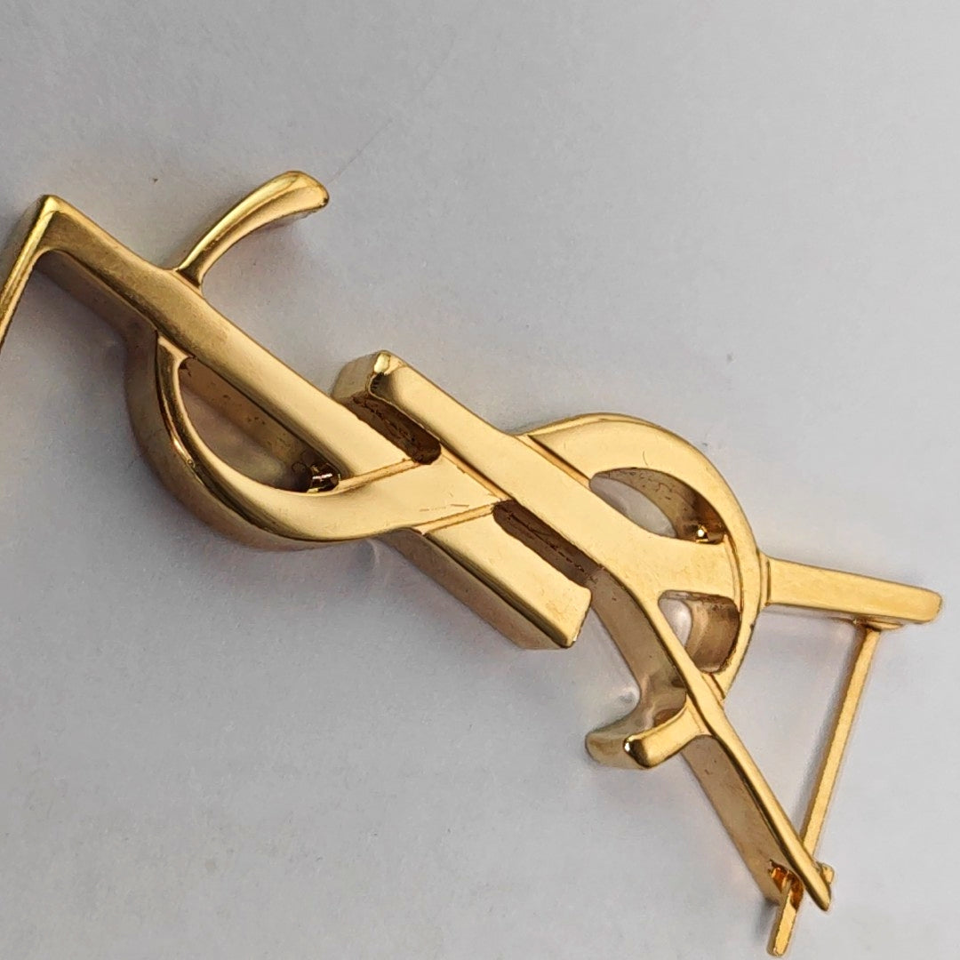 LE CASSANDRE Brass Gold Stud Earrings
