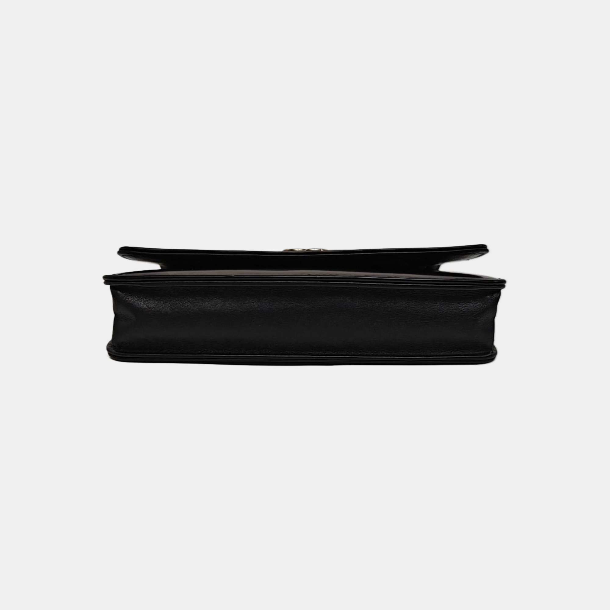 BOY CHANEL WOC Patent Leather Black