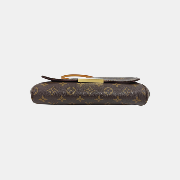 FAVORITE MM Monogram Coated Canvas Brown
