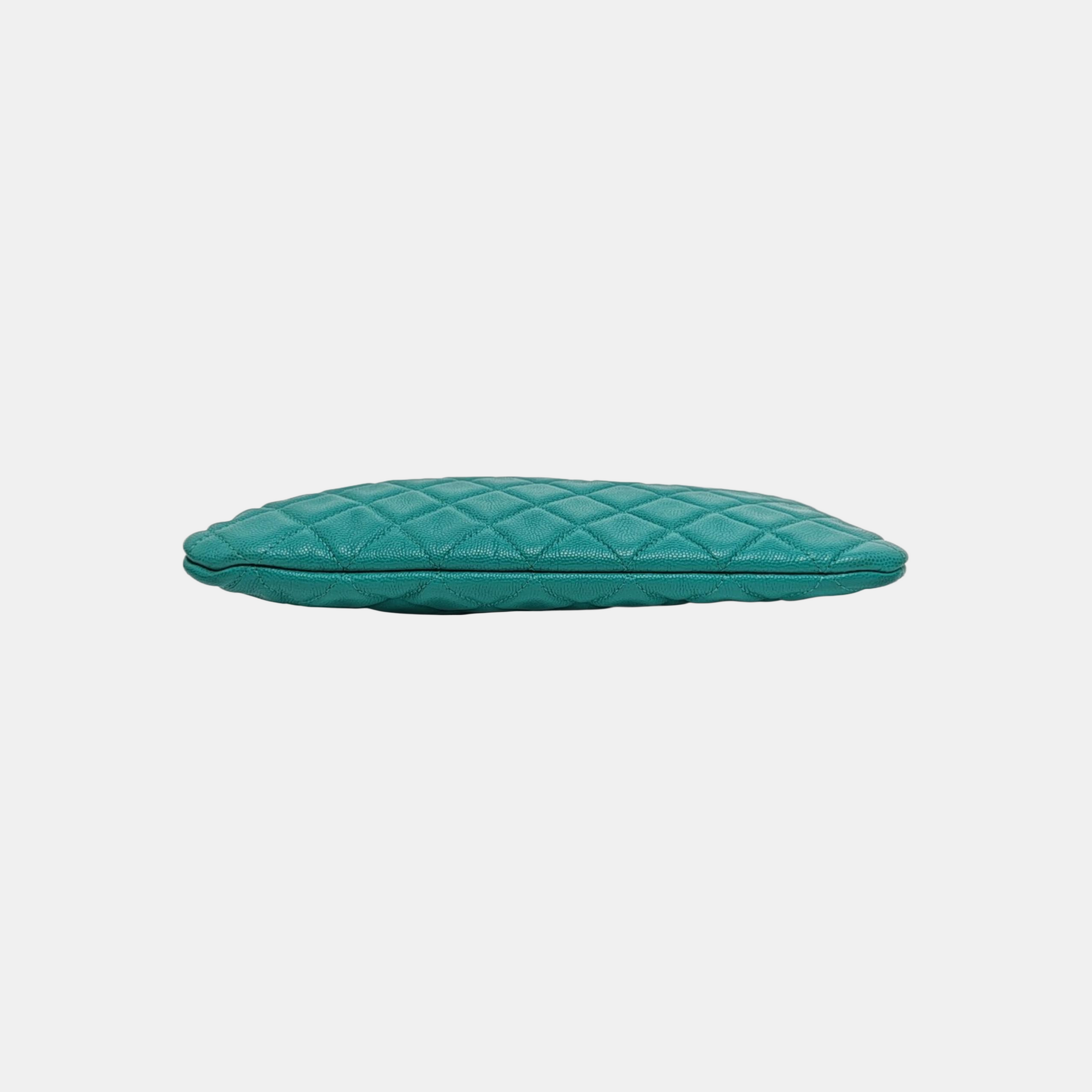 Quilted Grained Calfskin Green