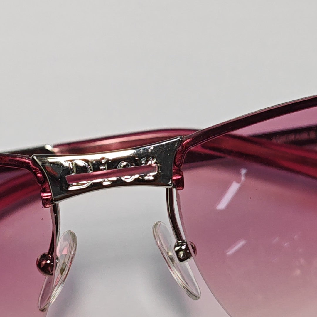 Metal Sunglasses Red