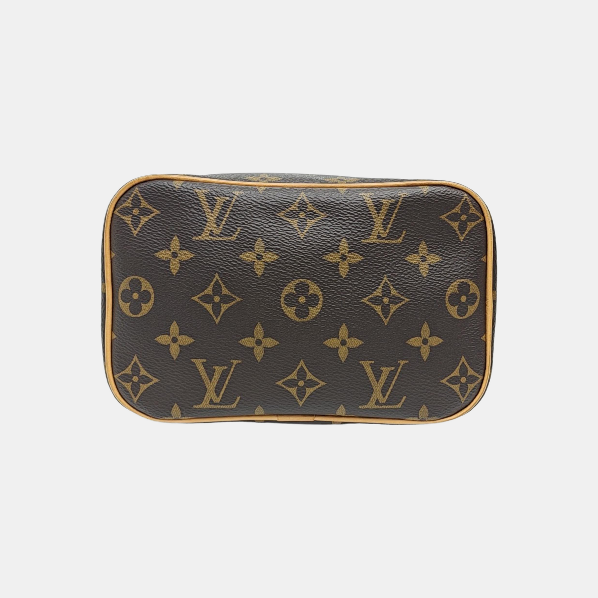 NICE Mini Monogram Coated Canvas Brown