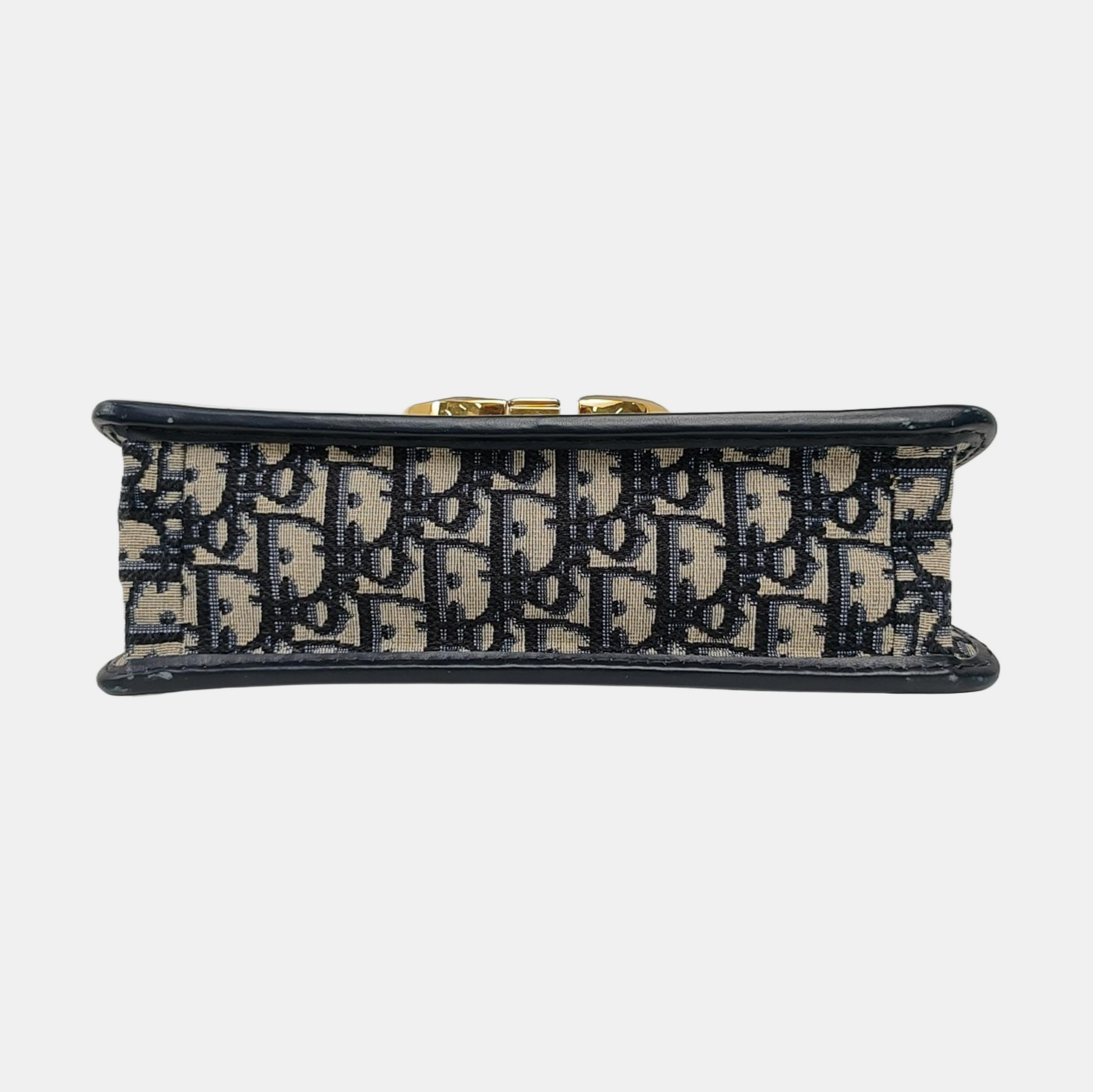 30 Montaigne Oblique Canvas Blue