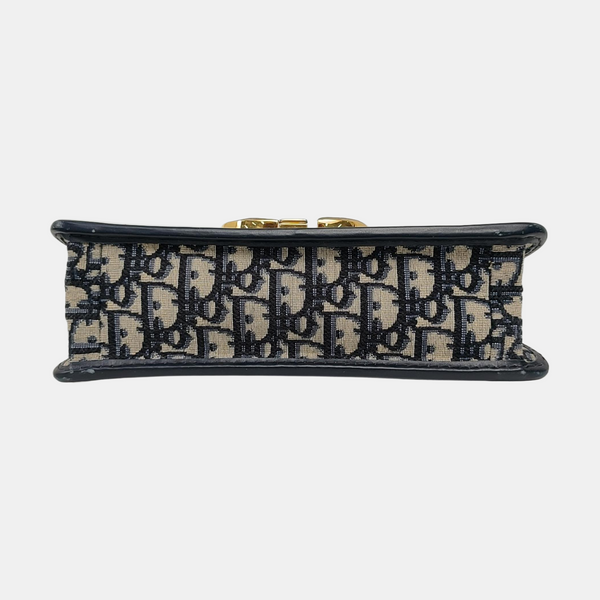 30 Montaigne Oblique Canvas Blue