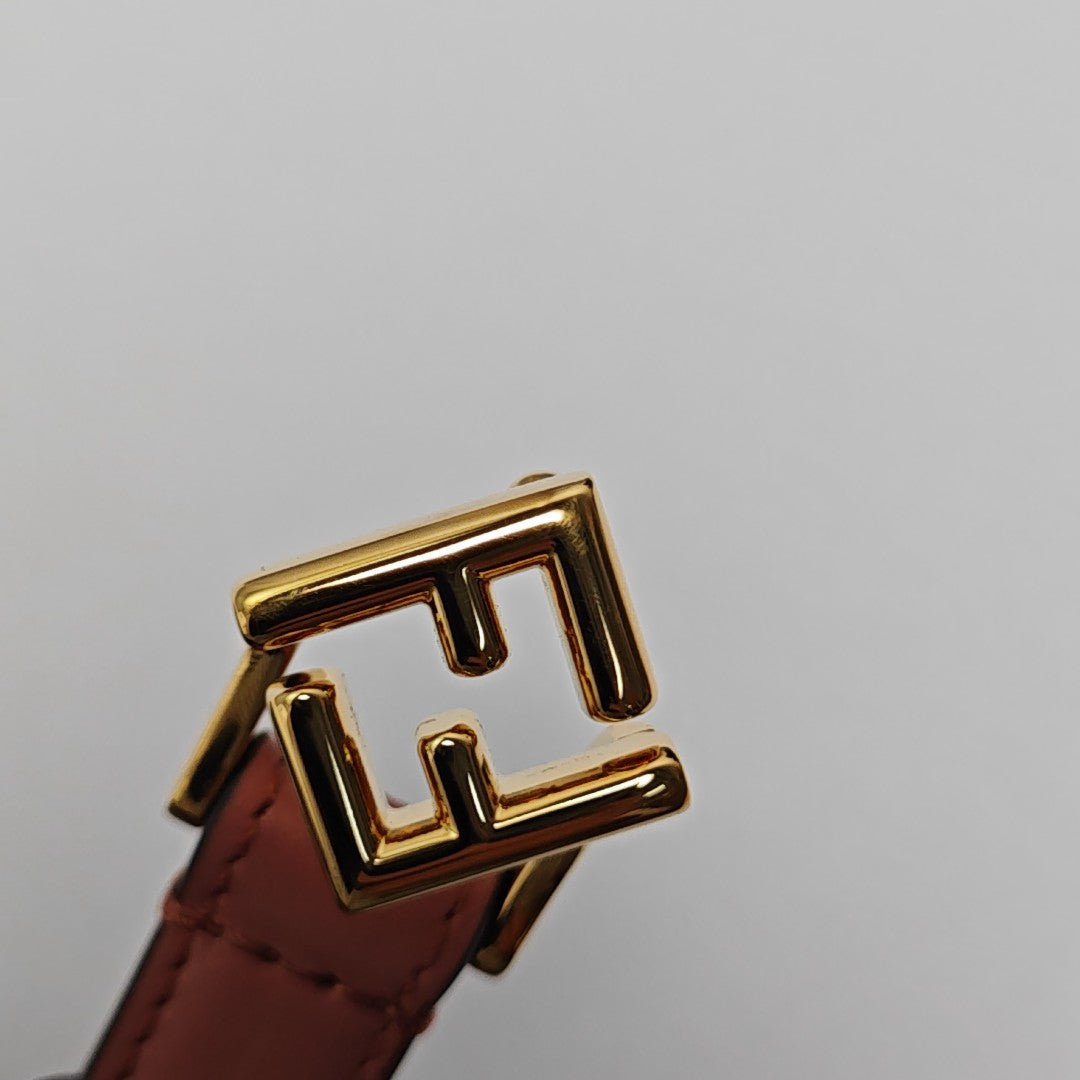 Leather Belt Red