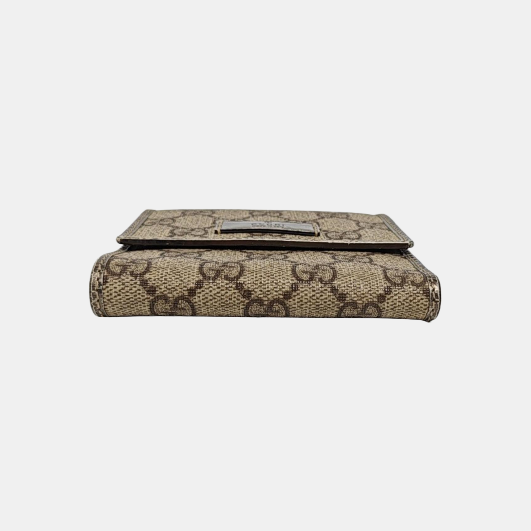 Monogram Coated Canvas Wallet Brown