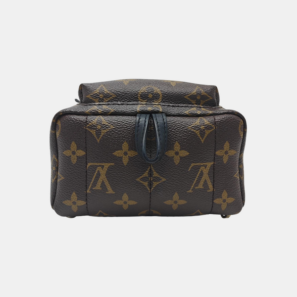 PALM SPRINGS Mini Monogram Coated Canvas Brown