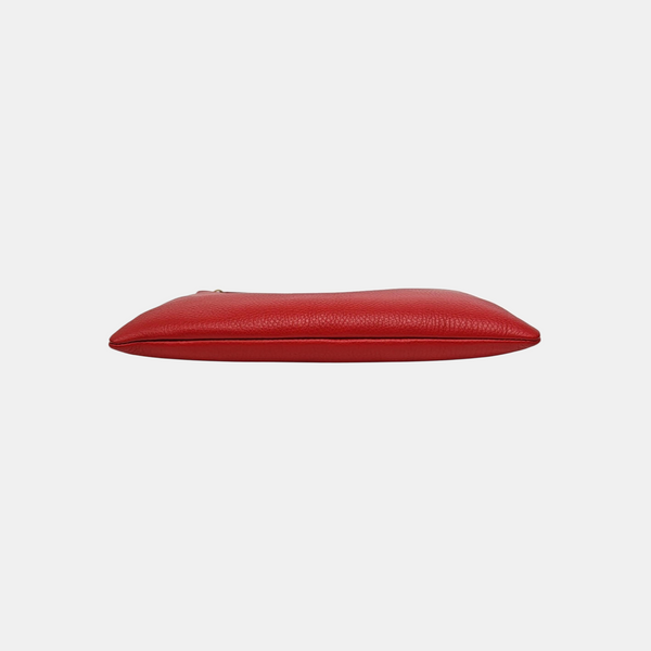 Calfskin Clutch Red
