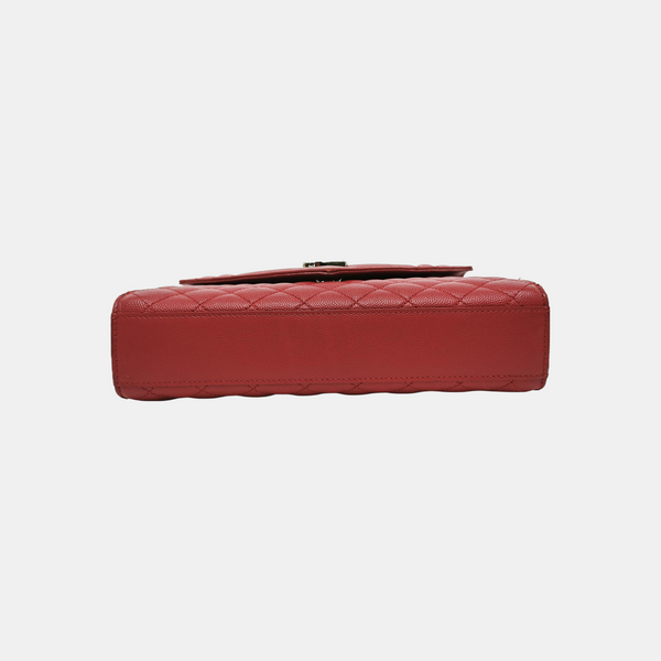 ENVELOPE Medium Quilted Calfskin Red
