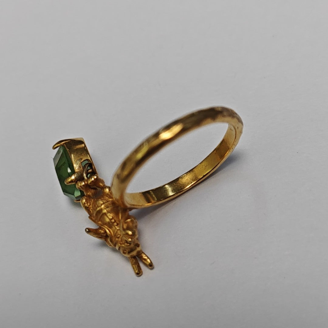 Metal Gold Ring EU 51