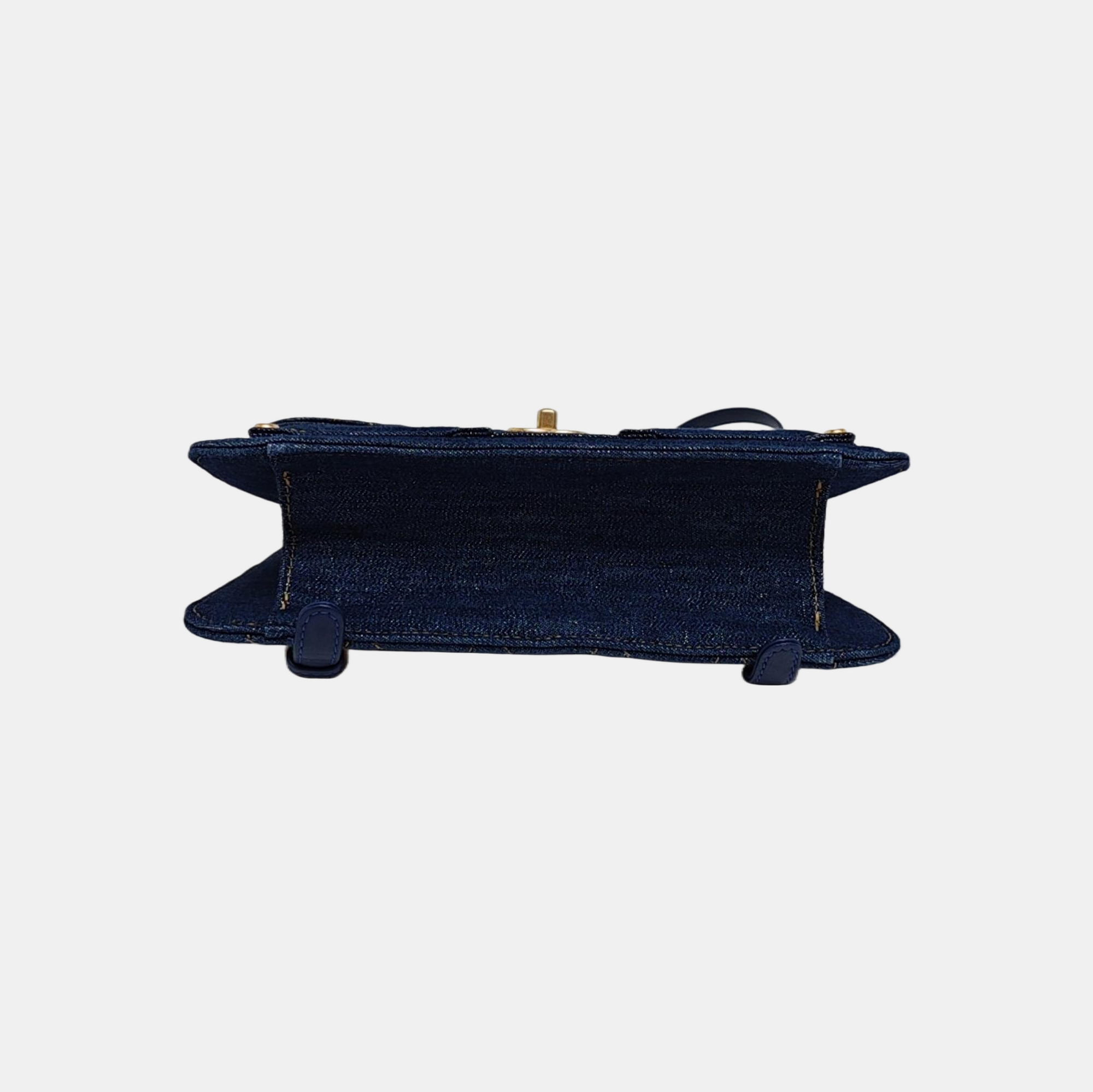 Quilted Denim Blue