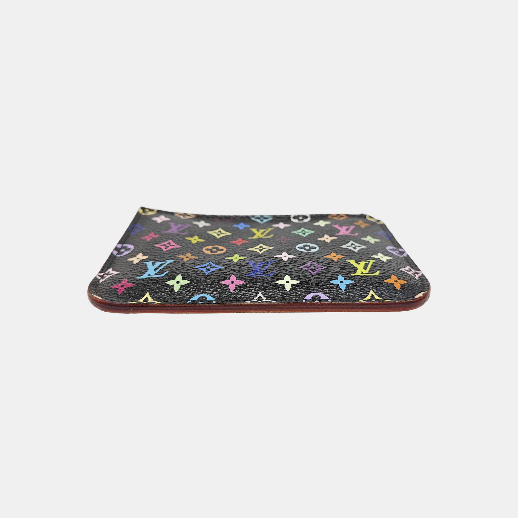 LV × TM Monogram Coated Canvas Wallet Black