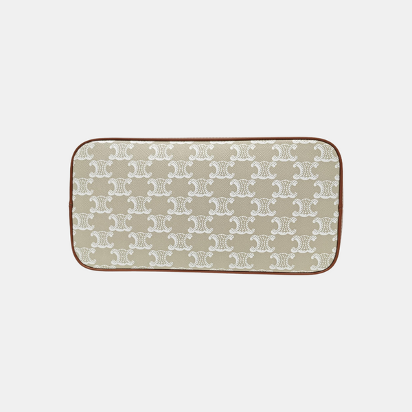 TRIOMPHE CANVAS Small Coated Canvas Beige