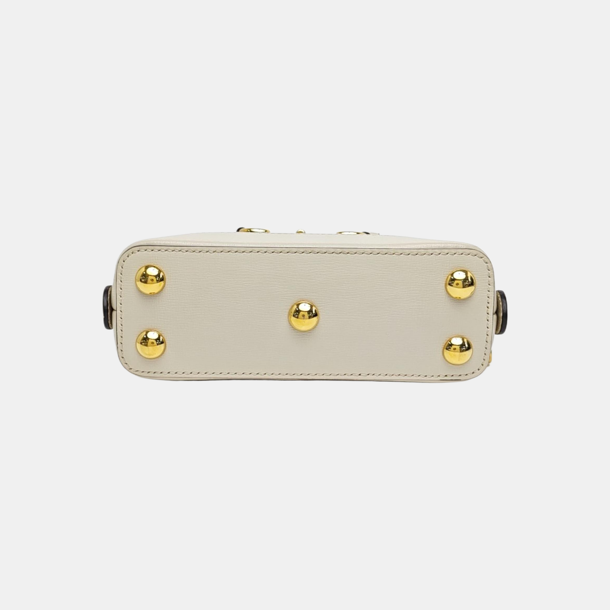 Horsebit 1955 Mini Coated Canvas Beige