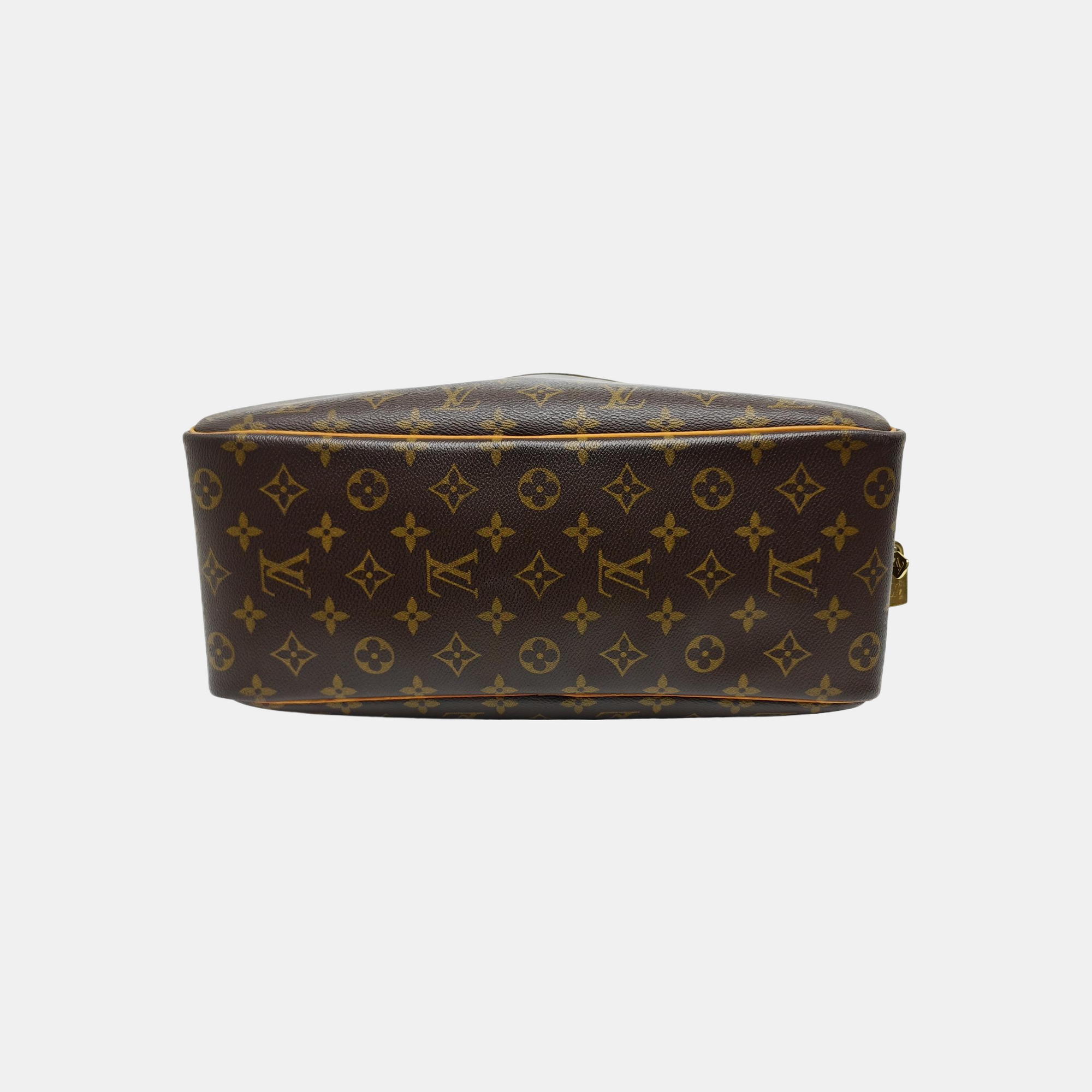 DEAUVILLE Monogram Coated Canvas Brown