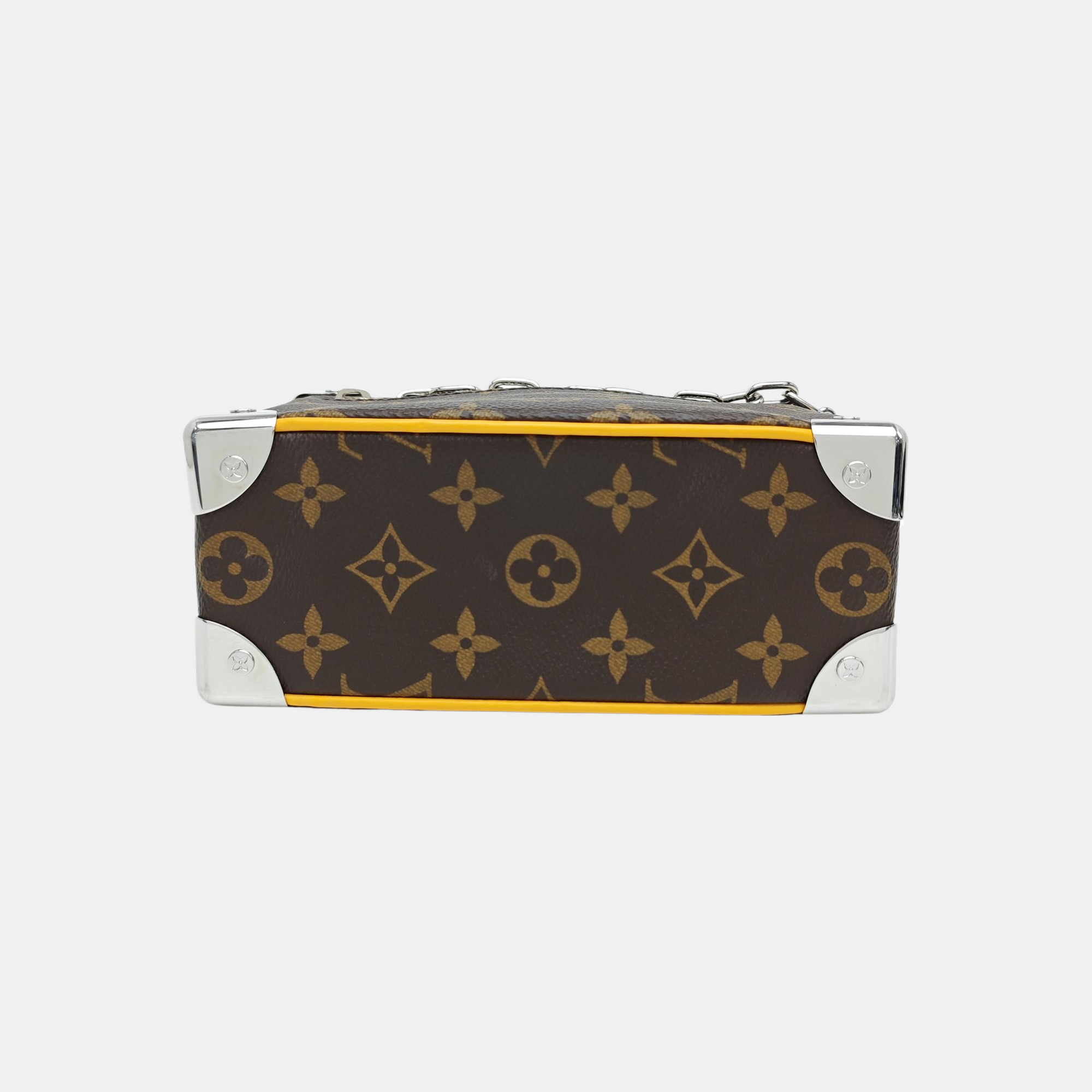 SOFT TRUNK Mini Monogram Coated Canvas Brown