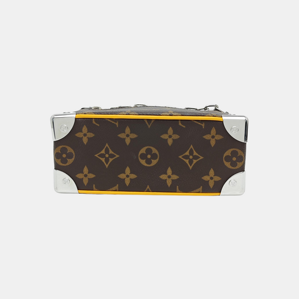 SOFT TRUNK Mini Monogram Coated Canvas Brown
