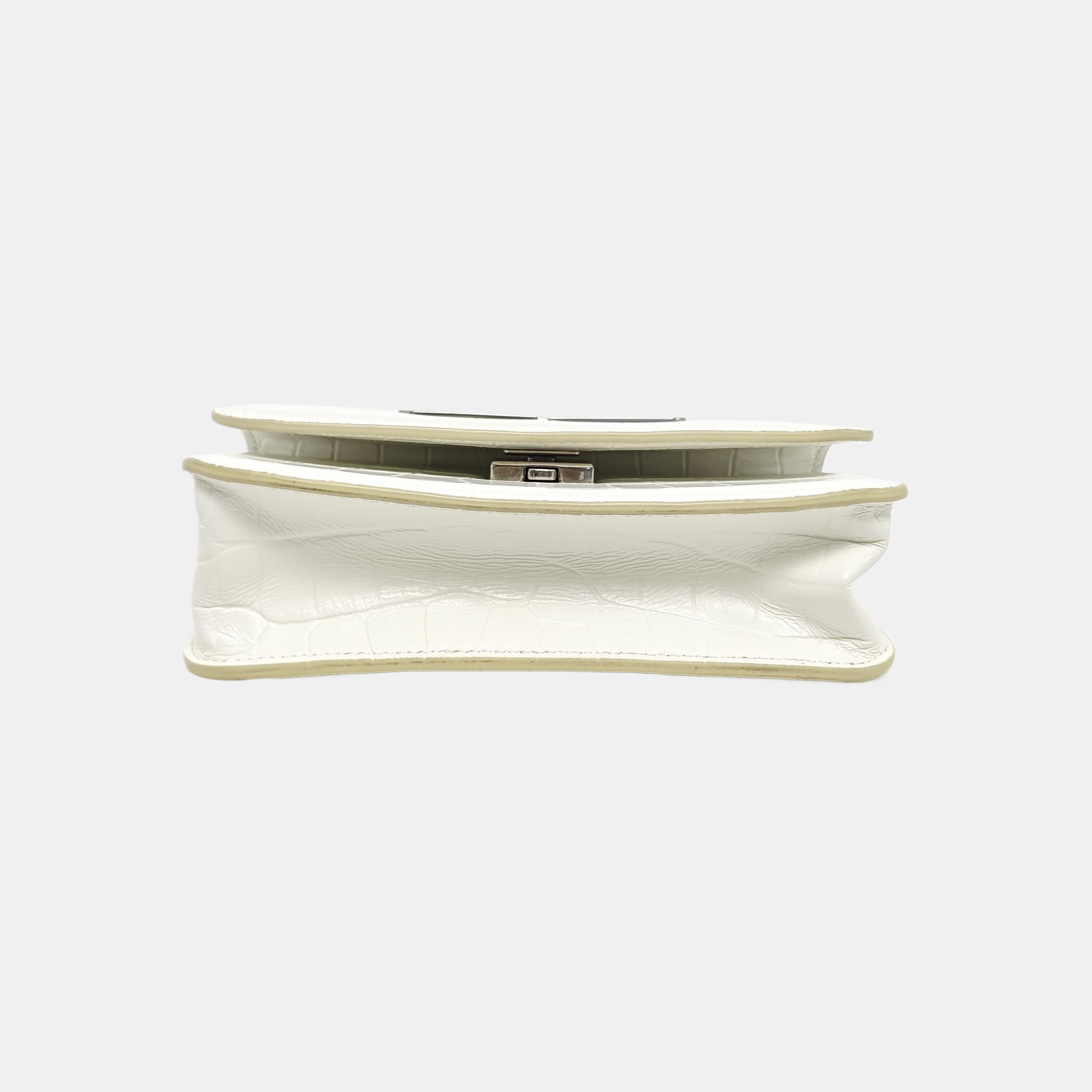 Calfskin Shoulder Bag White