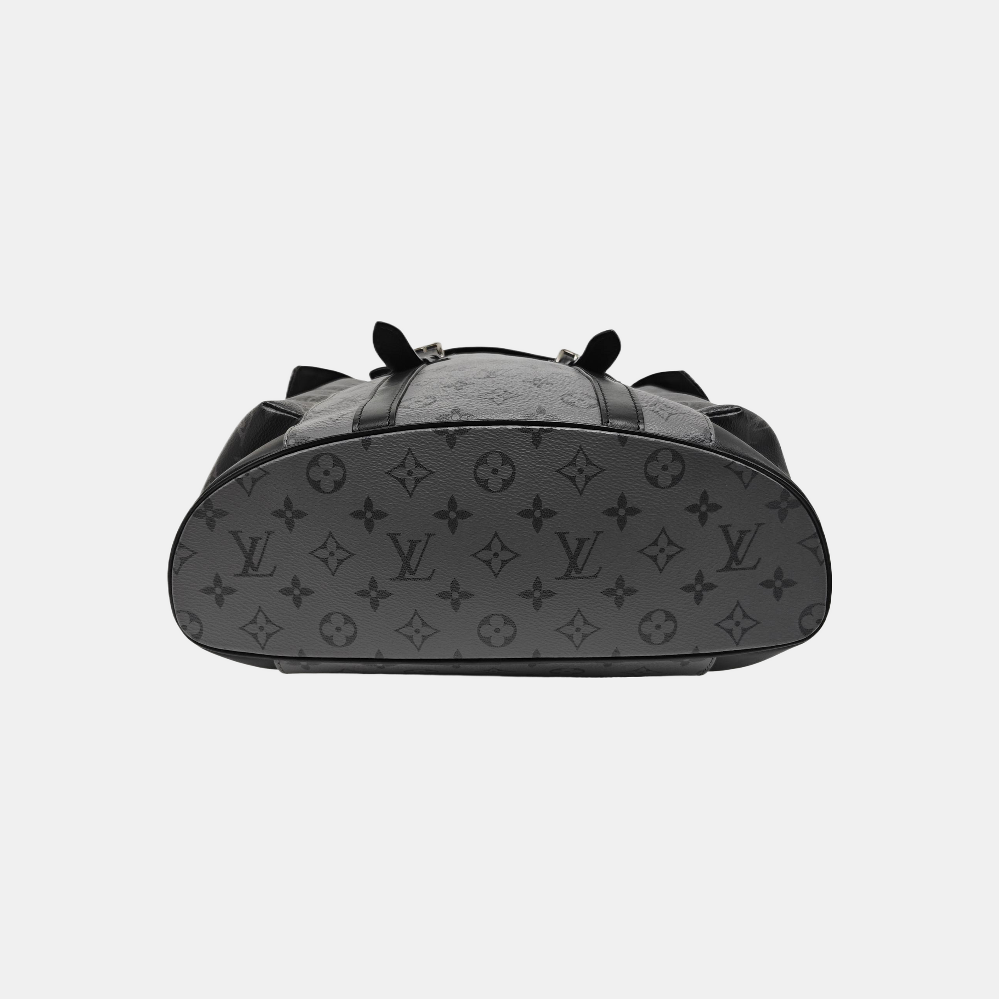 CHRISTOPHER MM Monogram Coated Canvas Gray