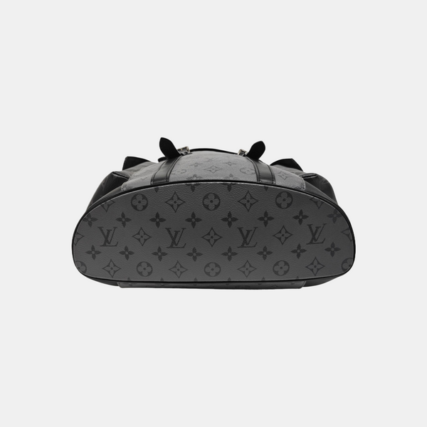 CHRISTOPHER MM Monogram Coated Canvas Gray